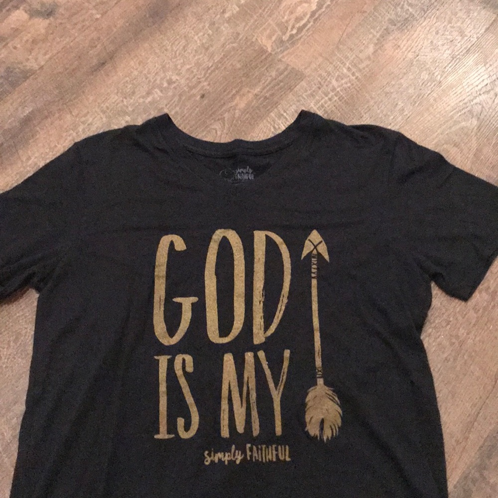 God is my arrow t-shirt !